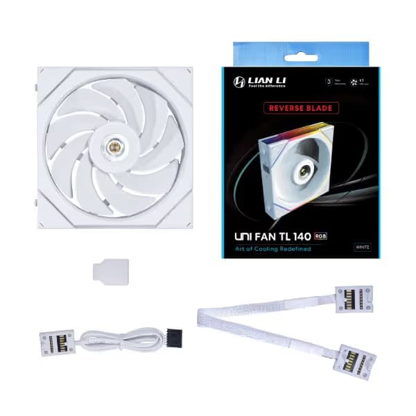 Lian Li UNI Fan TL White 140mm Reverse image
