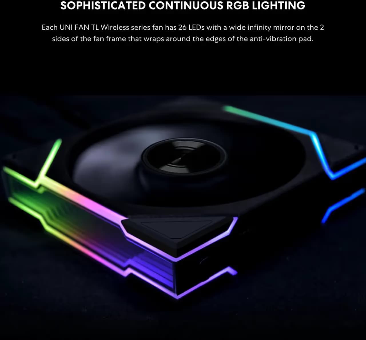 Lian Li UNI Fan TL Wireless 140mm Black RGB image