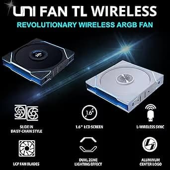 Lian Li UNI Fan TL White Wireless 140mm PWM ARGB image