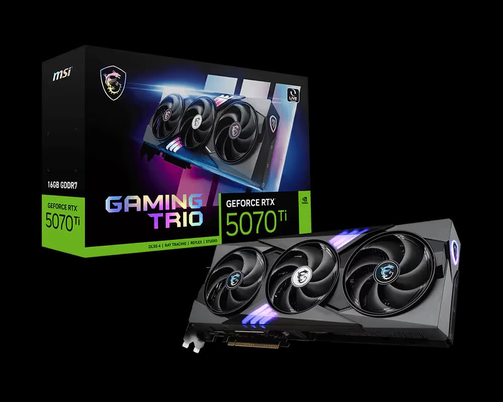 MSI GeForce RTX 5070 Ti 16G GAMING TRIO 16GB GDDR7 main image