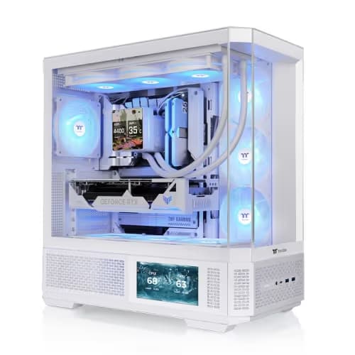 Thermaltake View 370 TG ARGB Snow Mid Tower Chassis image