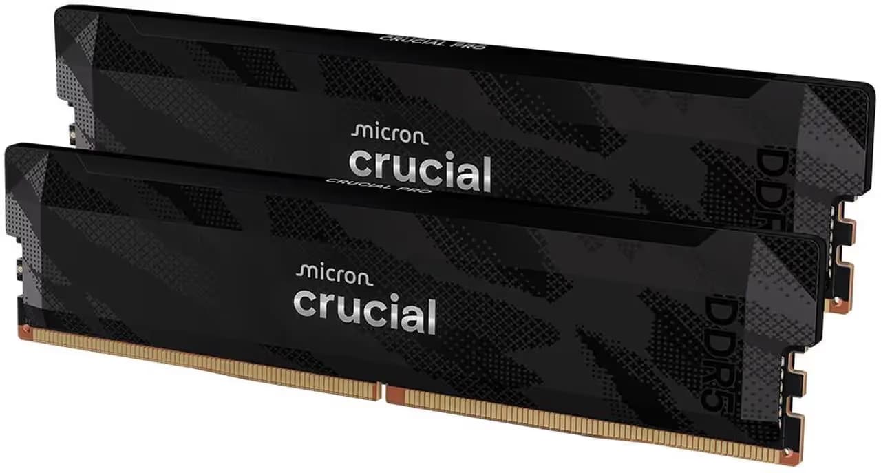 Crucial Pro Overclocking 32GB (2x16) DDR5 6400 CL32 Black main image