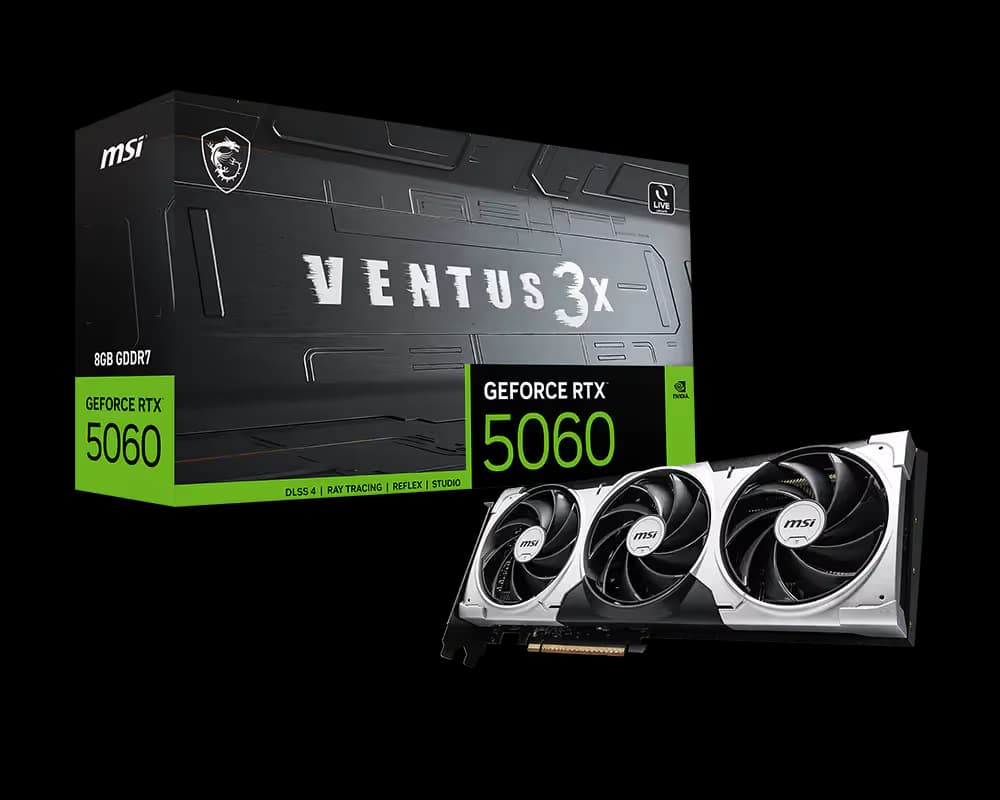 MSI GeForce RTX 5060 8G VENTUS 3X main image