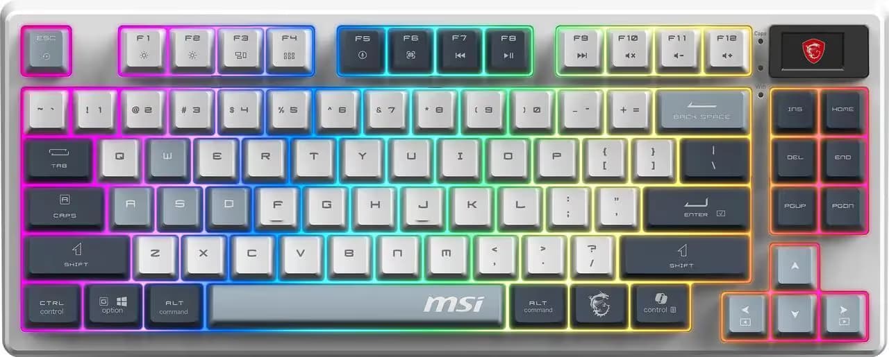 MSI FORGE GK600 TKL SKY Wireless Gaming Keyboard main image