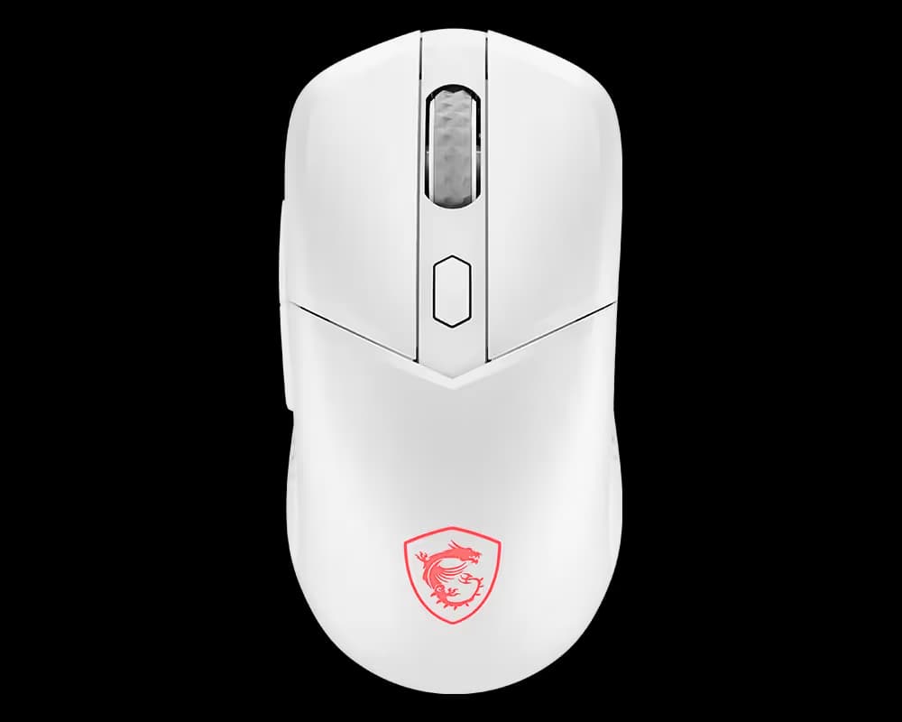  MSI VERSA 300 Elite Wireless White Gaming Mouse image