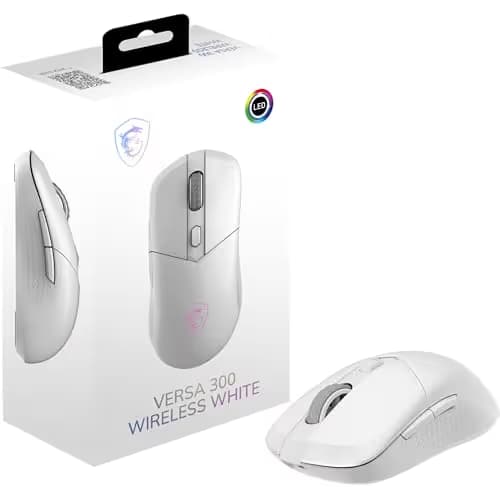 MSI VERSA 300 Wireless Gaming Mouse White image