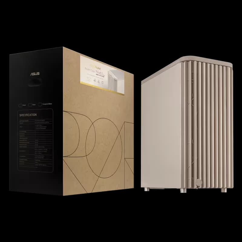 Asus ProArt PA401 Wood Edition Beige - Metal Panel image