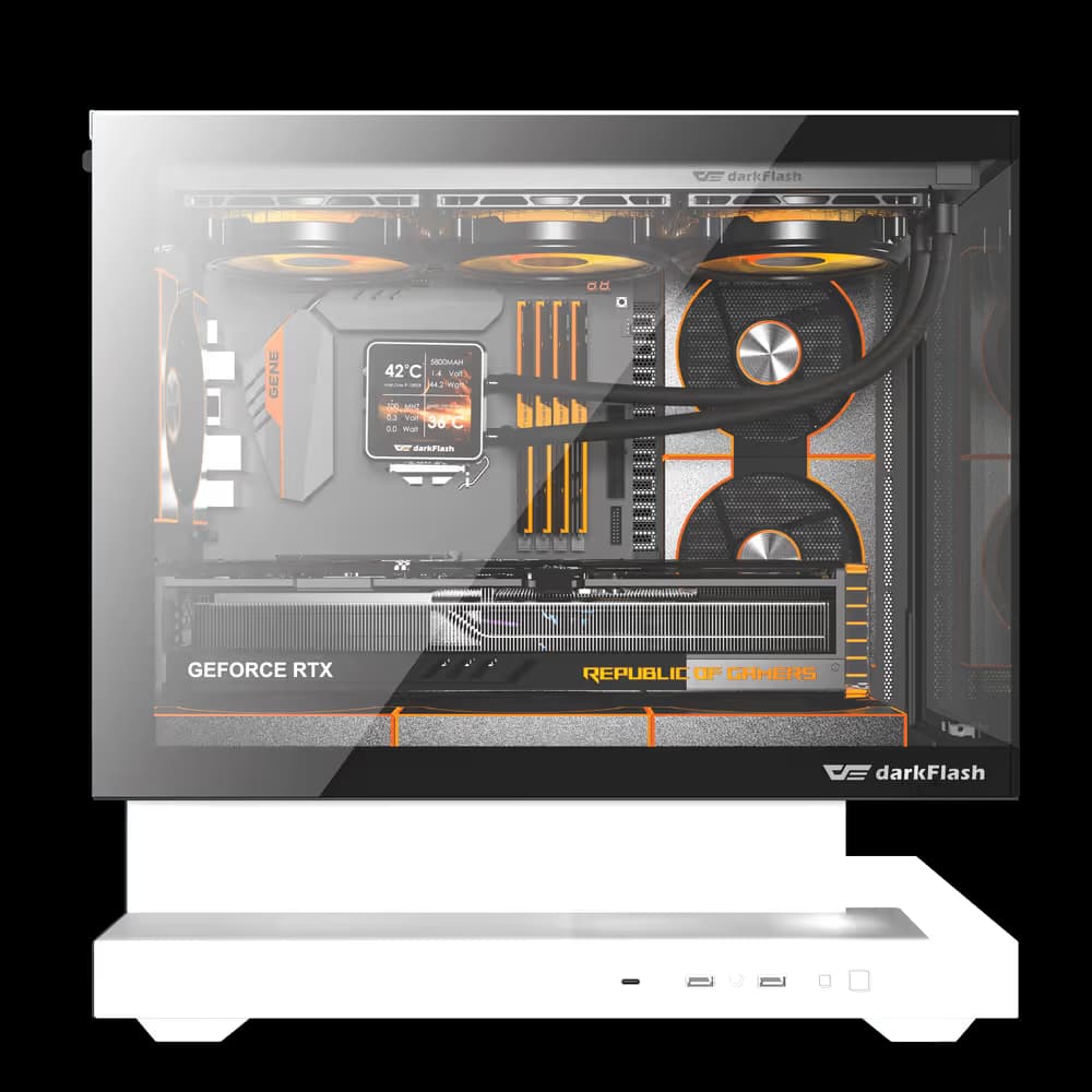 darkFlash Floatron F1 mATX White image