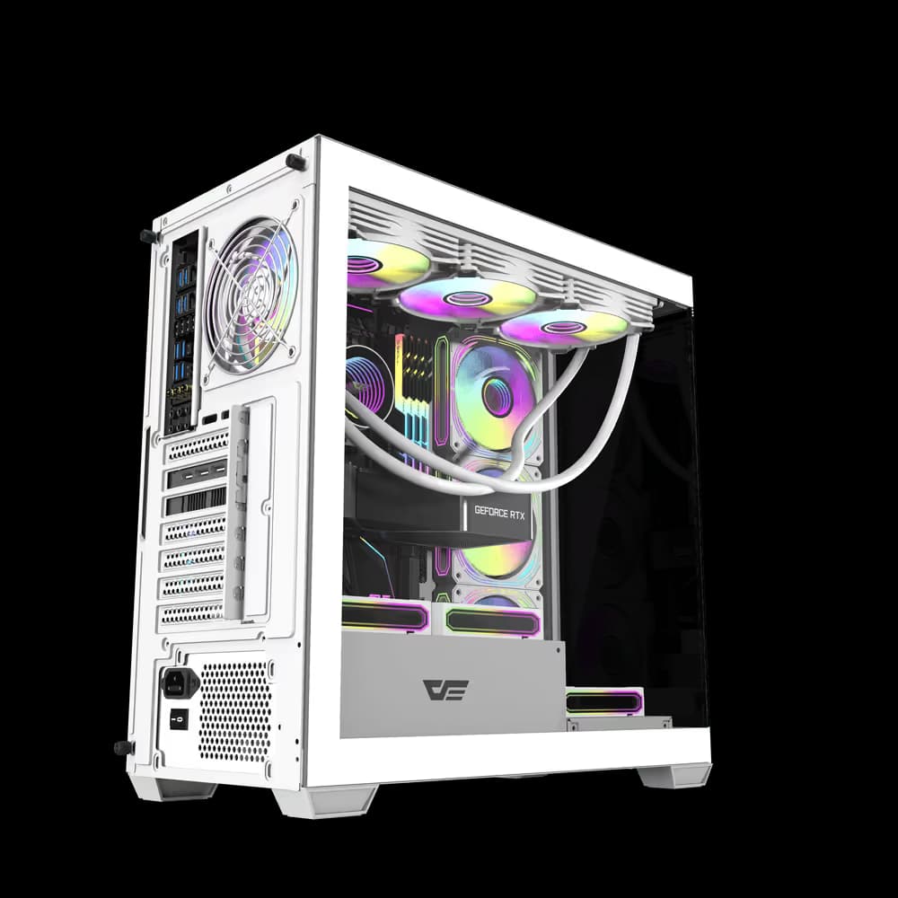 darkFlash DS900W Wood White ATX Mid Tower image