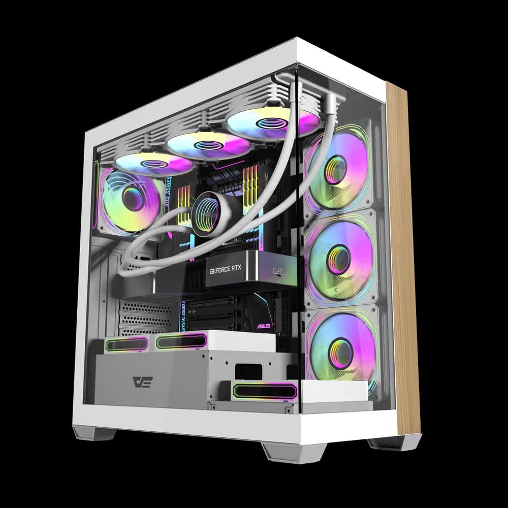 darkFlash DS900W Wood White ATX Mid Tower image