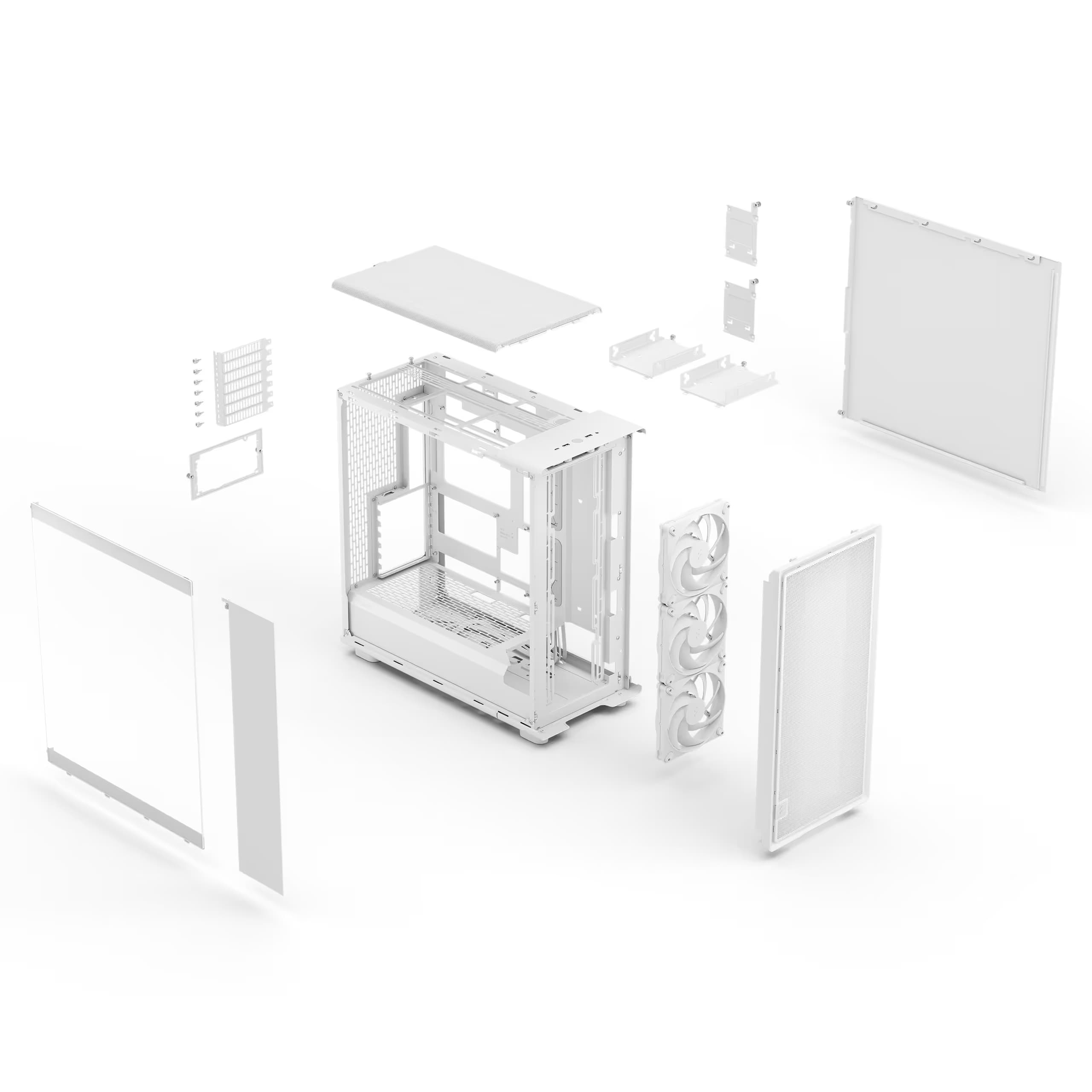 Fractal Design Epoch XL White TG Clear image