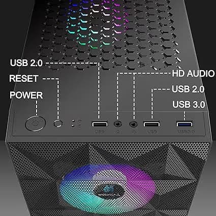 MOROVOL PC Case Center Ring LED Fans 621-N4 image
