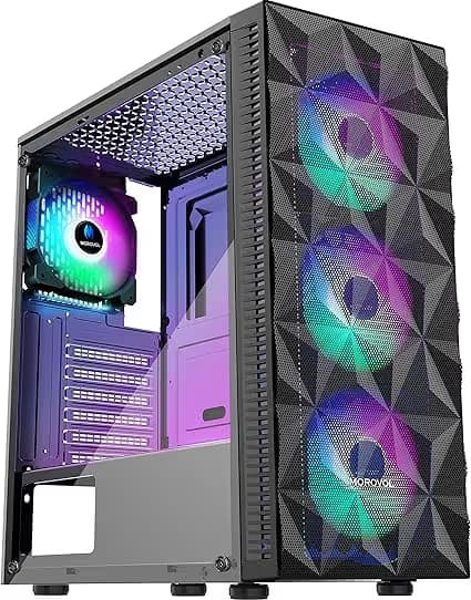 MOROVOL PC Case Center Ring LED Fans 621-N4 image
