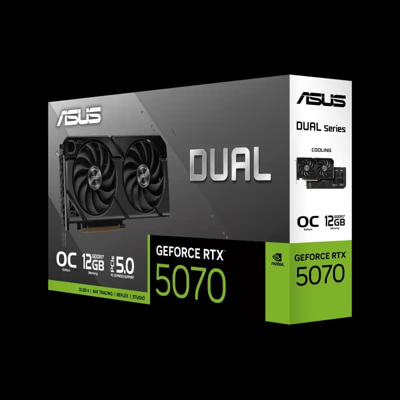 ASUS Dual GeForce RTX 5070 EVO 12GB GDDR7 image