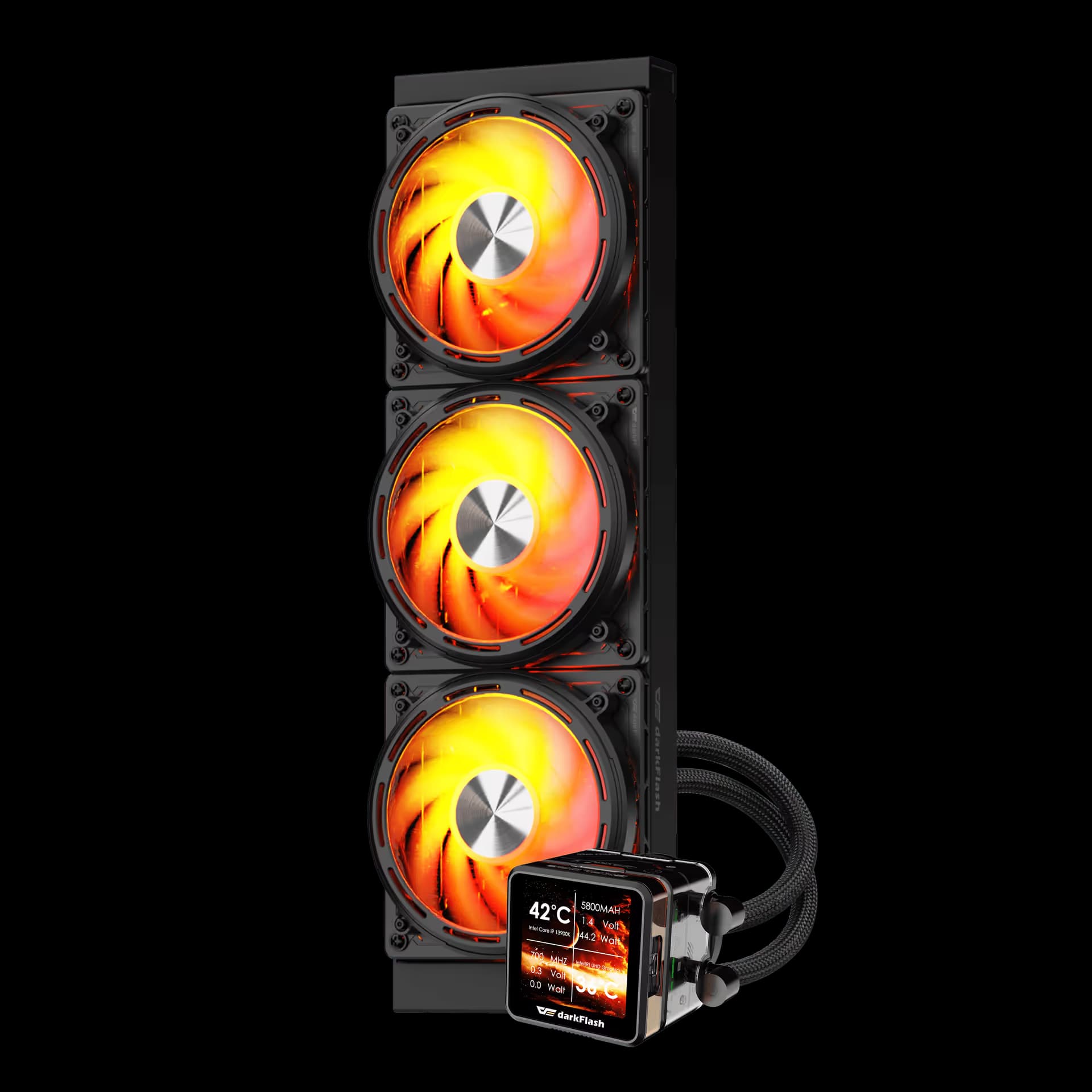 darkFlash EXPLORE DE360 Liquid CPU Cooler Black image