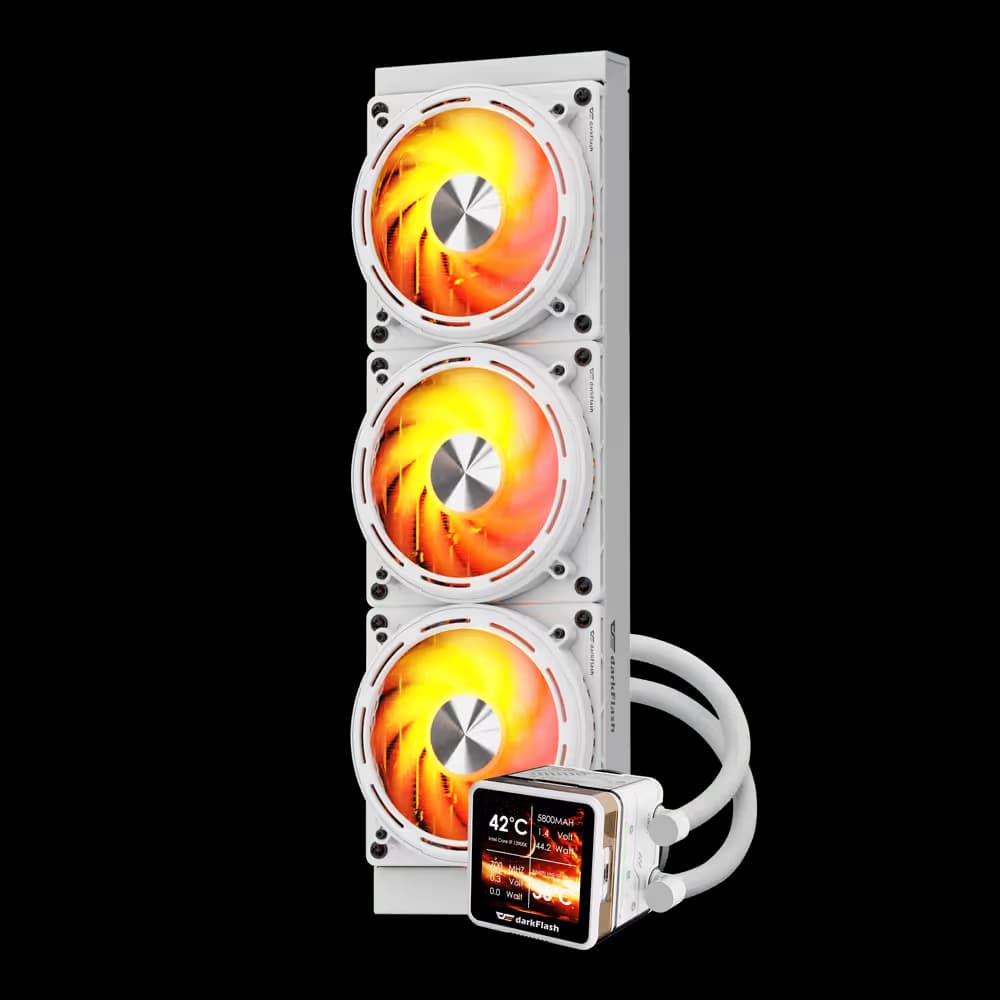 darkFlash EXPLORE DE360 Liquid CPU Cooler White image