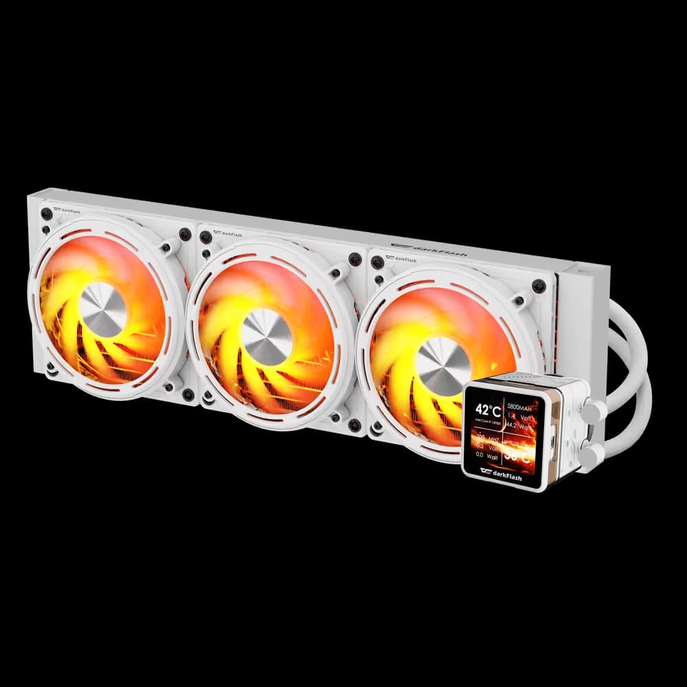 darkFlash EXPLORE DE360 Liquid CPU Cooler White image