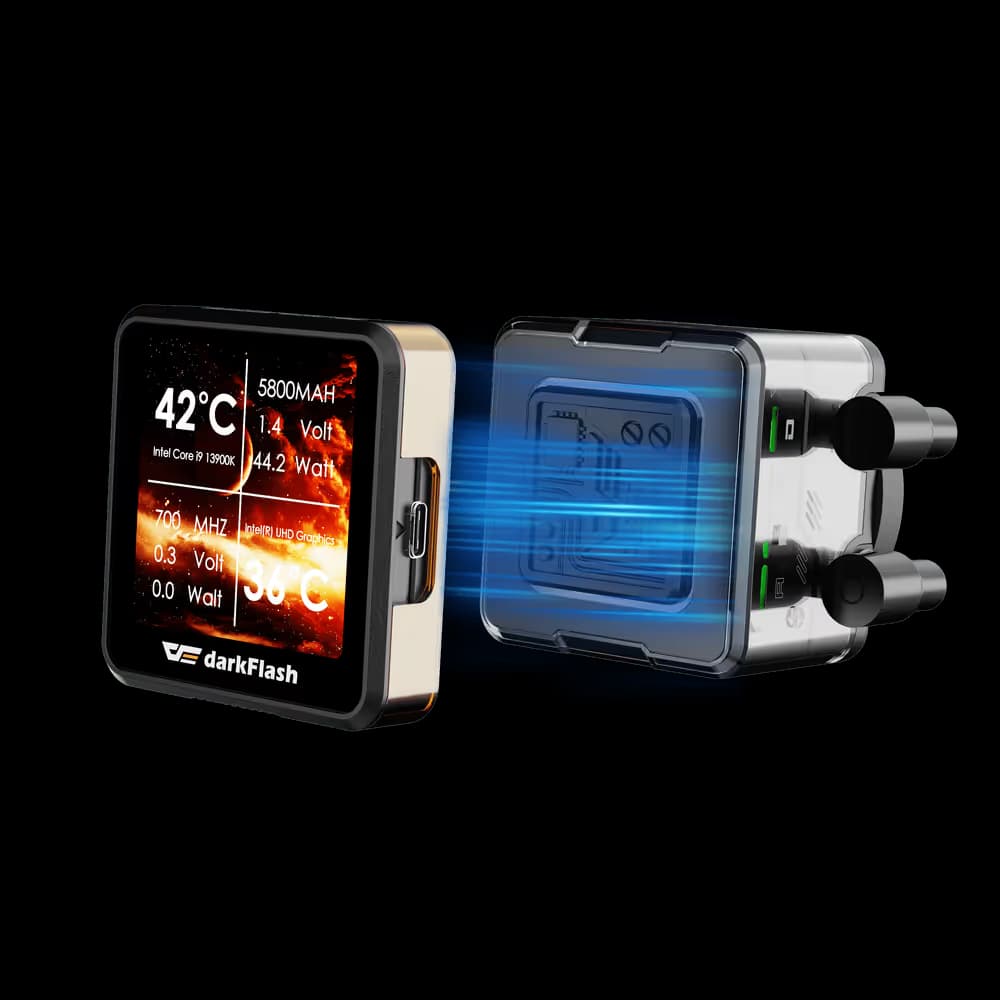 darkFlash EXPLORE DE240 Liquid CPU Cooler Black image