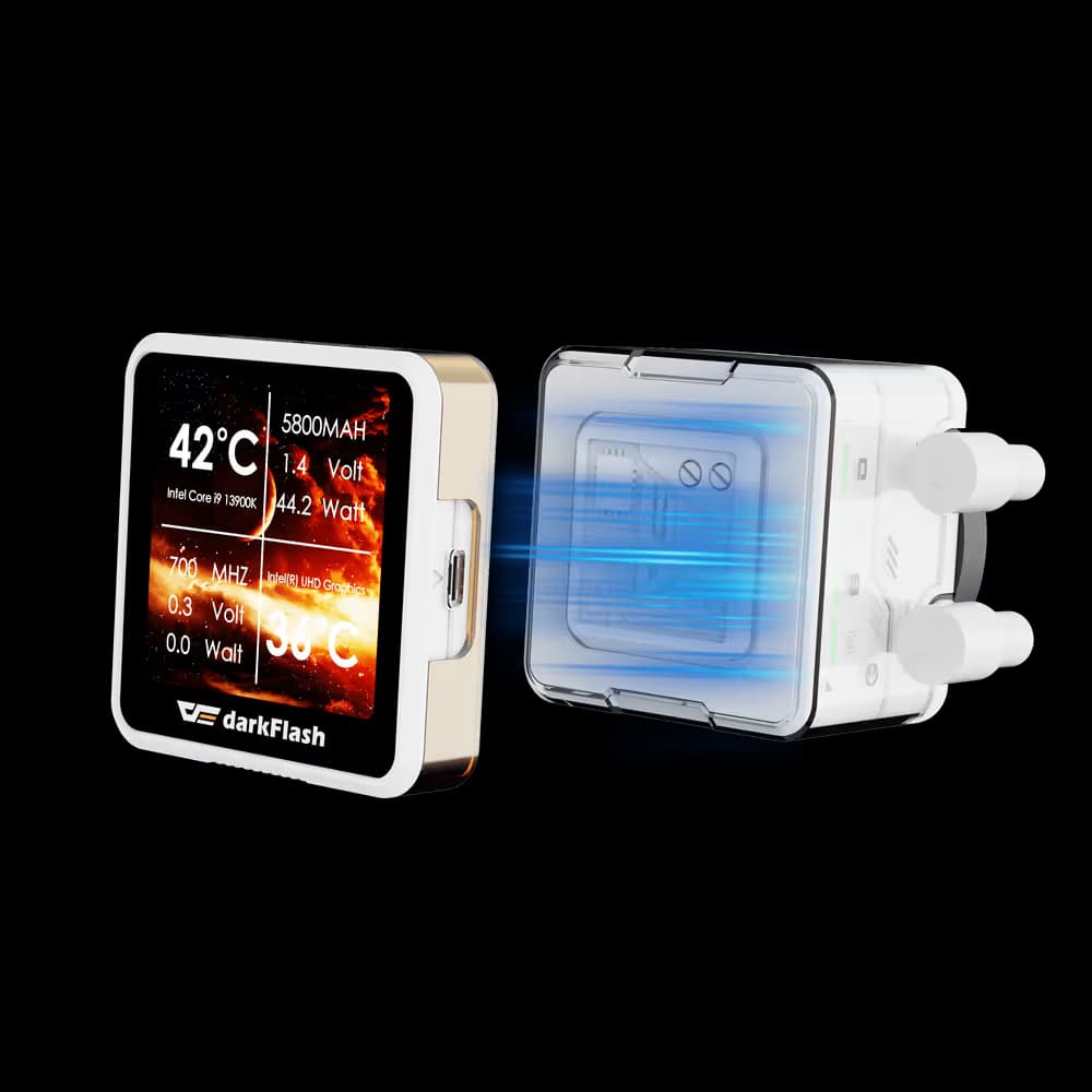 darkFlash EXPLORE DE240 Liquid CPU Cooler White image