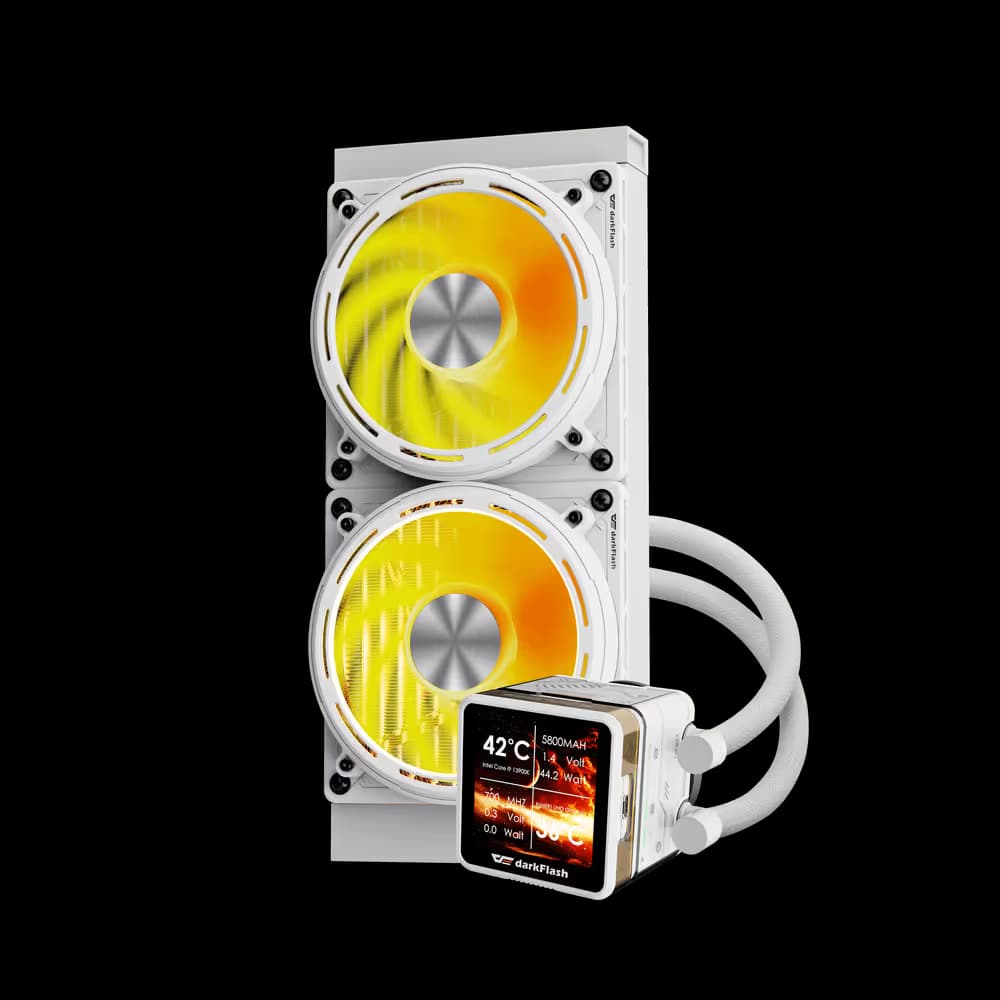 darkFlash EXPLORE DE240 Liquid CPU Cooler White image
