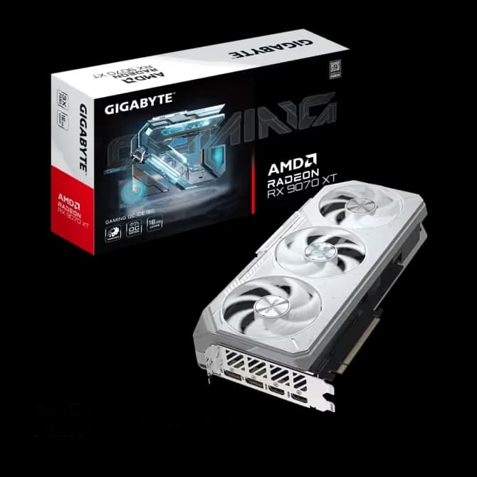 Gigabyte Radeon RX 9060 XT GAMING OC ICE 16G GDDR6 image
