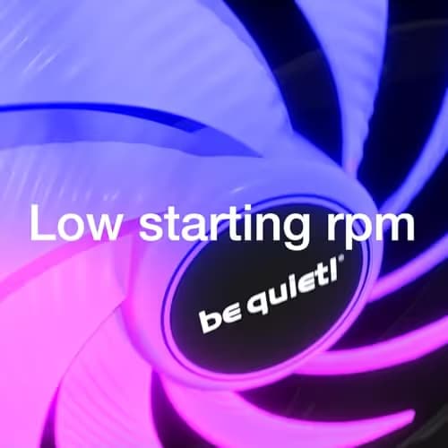 be quiet! Light Wings LX 120mm White Addressable RGB PWM 48.8 CFM 3-Pack image