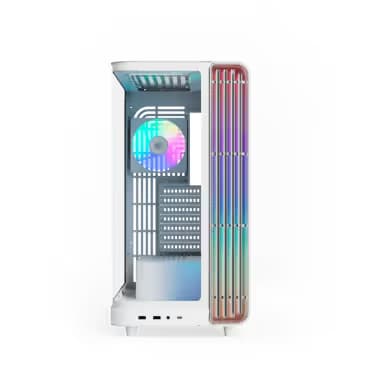 iBUYPOWER Trace X RGB Gaming Case - White image