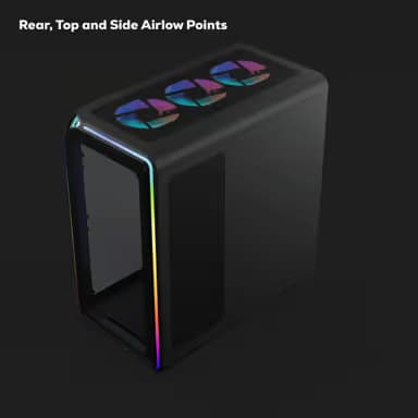 iBUYPOWER Element Pulse X Gaming Case - Black image