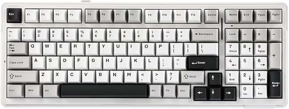 AULA F99 Wireless Mechanical Keyboard - LEOBOG Greywood V3 Switch main image
