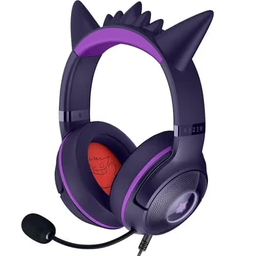Razer Kraken Kitty V2 Wired Gaming Headset - Gengar Edition image