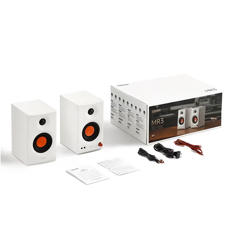 Edifier MR3 Powered Studio Speakers - White image