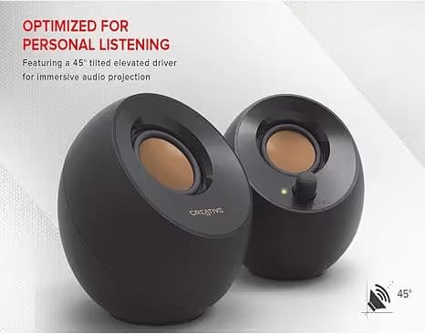 Creative Pebble 2.0 USB-Powered Speaker System - Black image