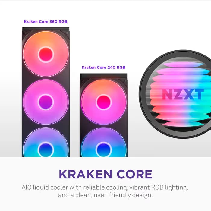 NZXT Kraken Core 240 RGB Black image