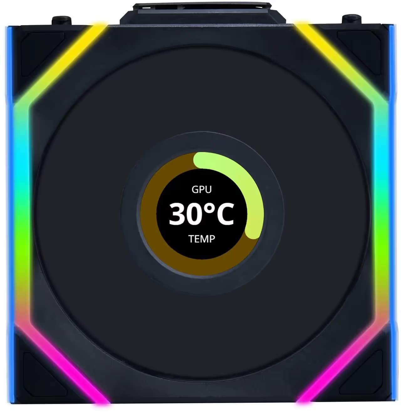 Lian Li UNI FAN SL Wireless LCD 120mm Black image
