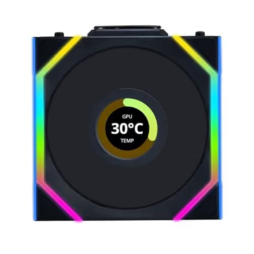 Lian Li UNI FAN SL Wireless LCD 120mm Black main image