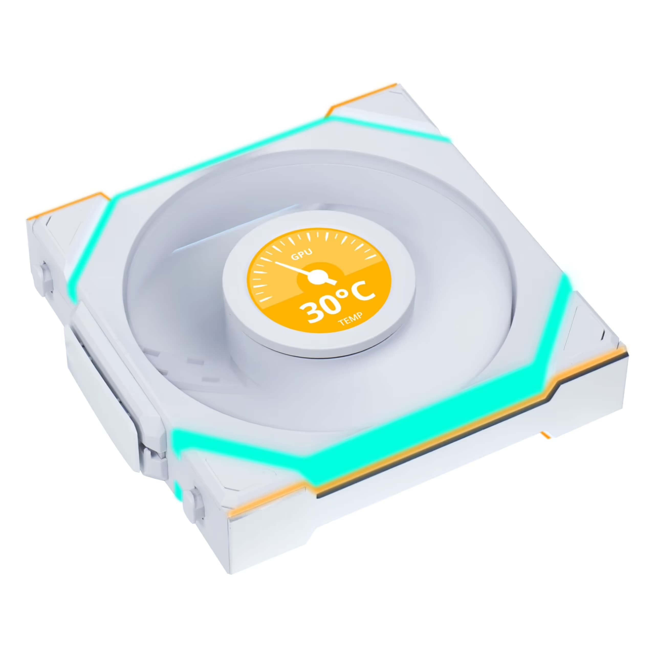 Lian Li UNI FAN SL Wireless LCD 120mm White image