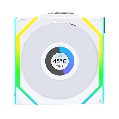 Lian Li UNI FAN SL Wireless LCD 120mm White main image