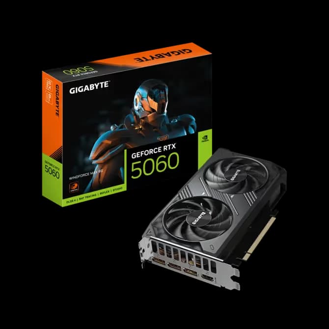 GIGABYTE GeForce RTX 5060 WINDFORCE MAX 8G GDDR7 image