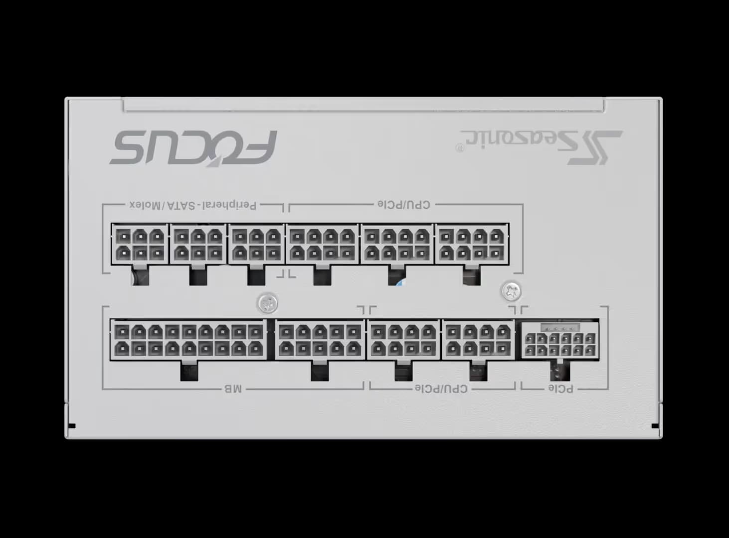Seasonic Focus V4 GX-1000 Fully Modular ATX Power Supply - 1000 Watts ATX 3.1 - White image