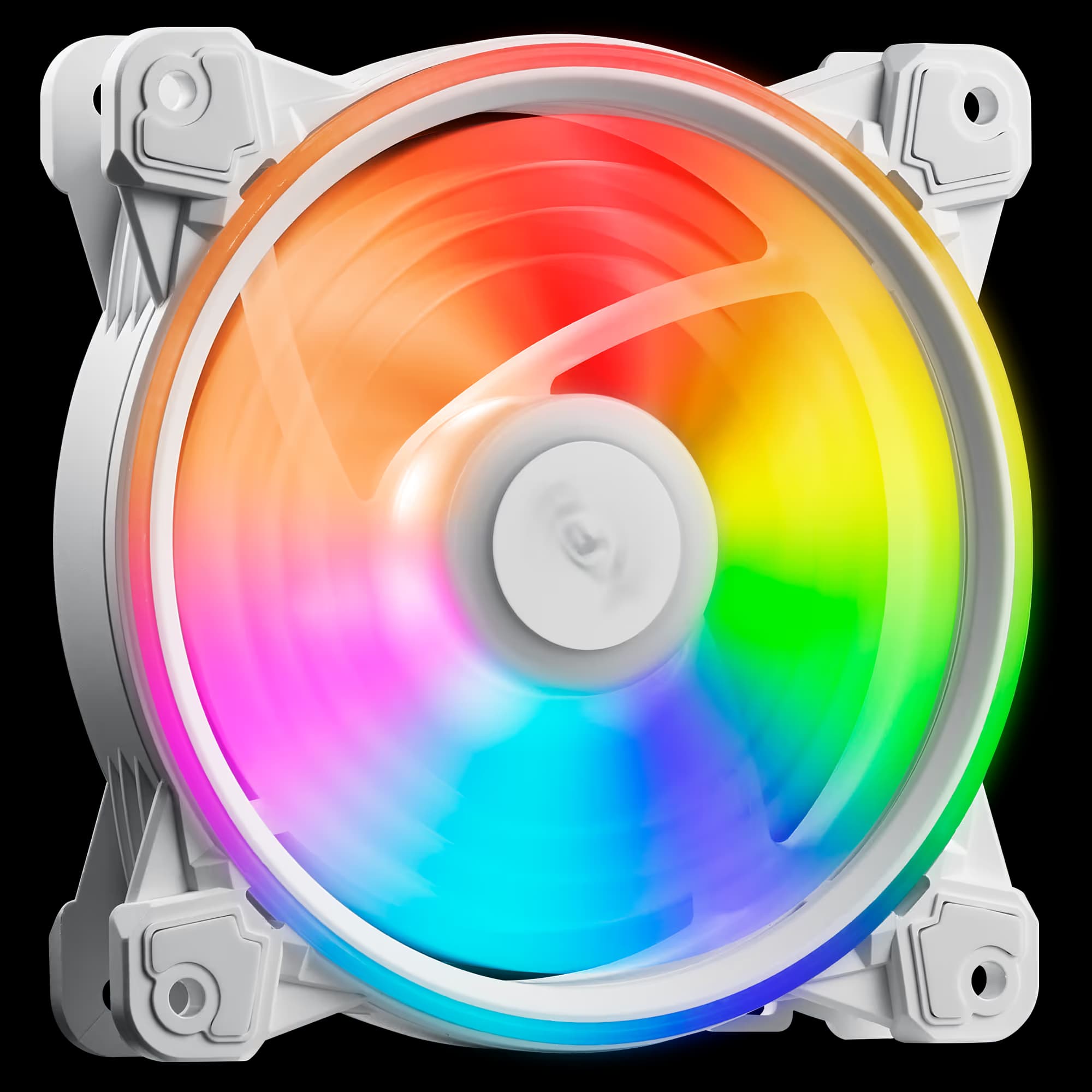 ADATA XPG Hurricane ARGB 120mm PWM Triple Fan Pack - White image
