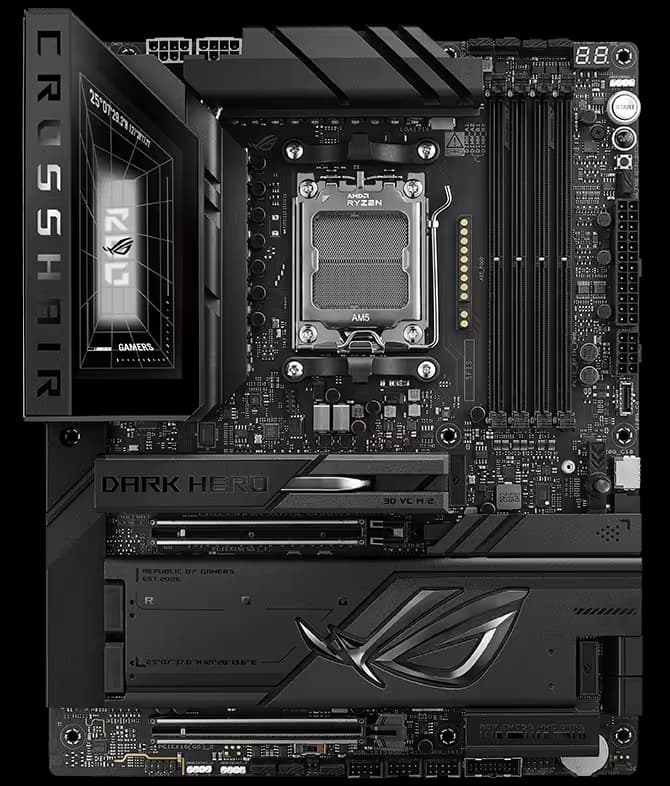 ASUS X870E ROG CROSSHAIR DARK HERO AM5 DDR5 ATX image