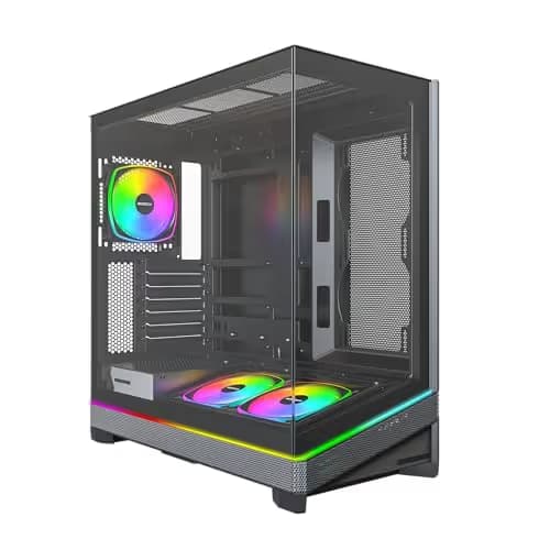 Montech Sky 3 ATX Mid Tower with Tempered Glass Side Panel - Black main image