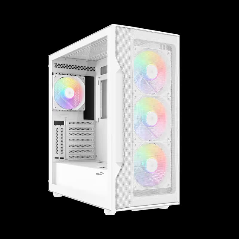 SAMA S40 Mid Tower ATX PC Case White main image