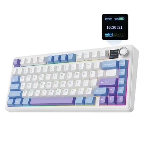 AULA F75 MAX White Blue image