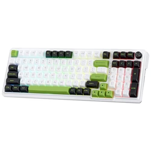 Redragon K686 PRO 98 Keys Wireless Gasket RGB Gaming Keyboard, 3-Mode PBT Mechanical Keyboard w/Hot-Swap Socket, Dedicated Knob Control & 5-Layer Noise Dampening, Custom Linear Switch main image