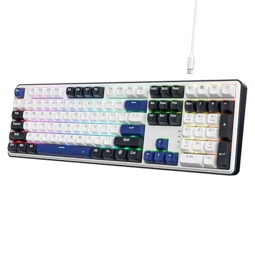 Redragon K689 Wired Gasket RGB Gaming Keyboard, 108 Keys Mechanical Keyboard w/Extra 4 Hotkeys, Upgraded Hot-swappable Socket, 3-Layer Noise Dampening, Mixed Color Keycaps, Custom Linear Switch main image