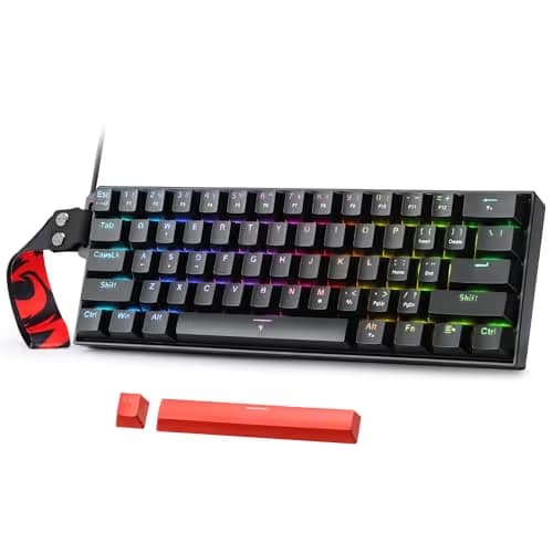 Redragon K617 HE Rapid Trigger Gaming Keyboard Black - Strap image