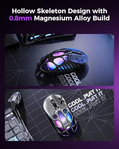 GravaStar Mercury X Pro Galaxy Black 8KHz Wireless Gaming Mouse image