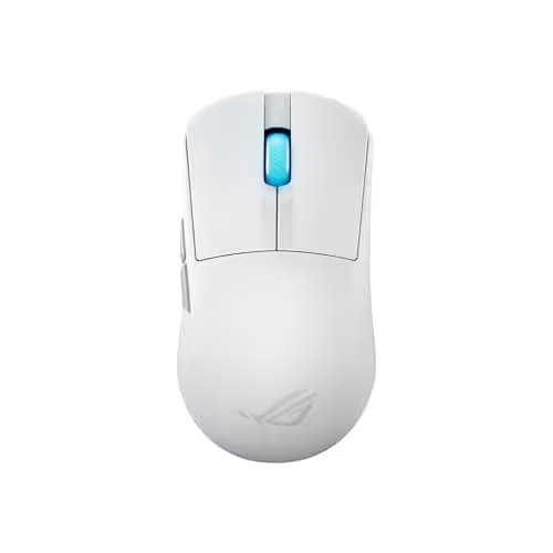 ASUS ROG Harpe Ace Mini Wireless Gaming Mouse – Small Compact Design, 49g Lightweight, 36K DPI AimPoint Sensor, Esports & FPS Gaming, Pro-Approved, White image