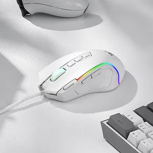 Redragon M612 Predator RGB Gaming Mouse White image